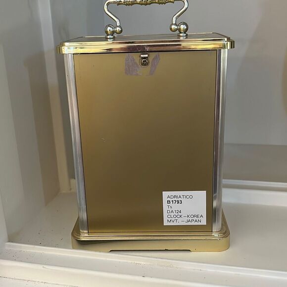 Bulova Gold Table Clock - Picture 4 of 5